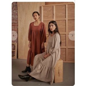 Sugar Candy Mountain Big Sur Dress in Redwood